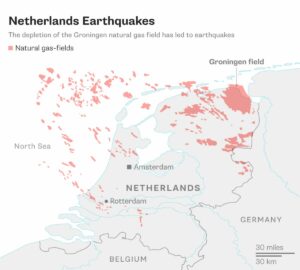 zacamintele de gaz din Groeningen, sursa foto Bloomberg