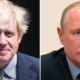 Boris Johnson și Vladimir Putin - sursa foto - biziday.ro