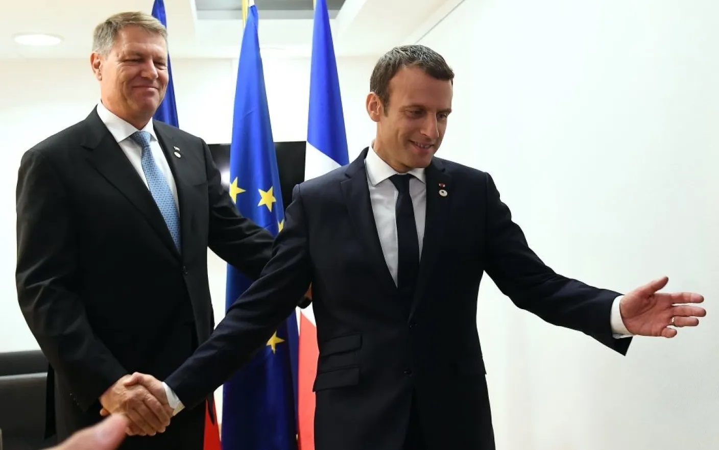 Iohannis si Macron Sursa foto Gazeta de Sud