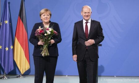 Merkel și Scholz sursa foto G4Media.ro