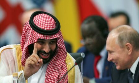 Mohammed bin Salman și Vladimir Putin - sursa foto - realitatea.net