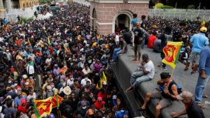 Proteste în Sri Lanka, sursă foto The New York Times