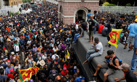 Proteste în Sri Lanka, sursă foto The New York Times