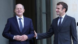 Scholz și Macron, Sursă foto: Deutschlandfunk Kultur