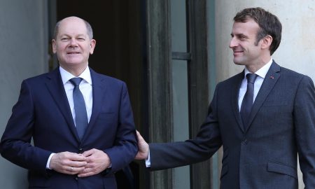 Scholz și Macron, Sursă foto: Deutschlandfunk Kultur