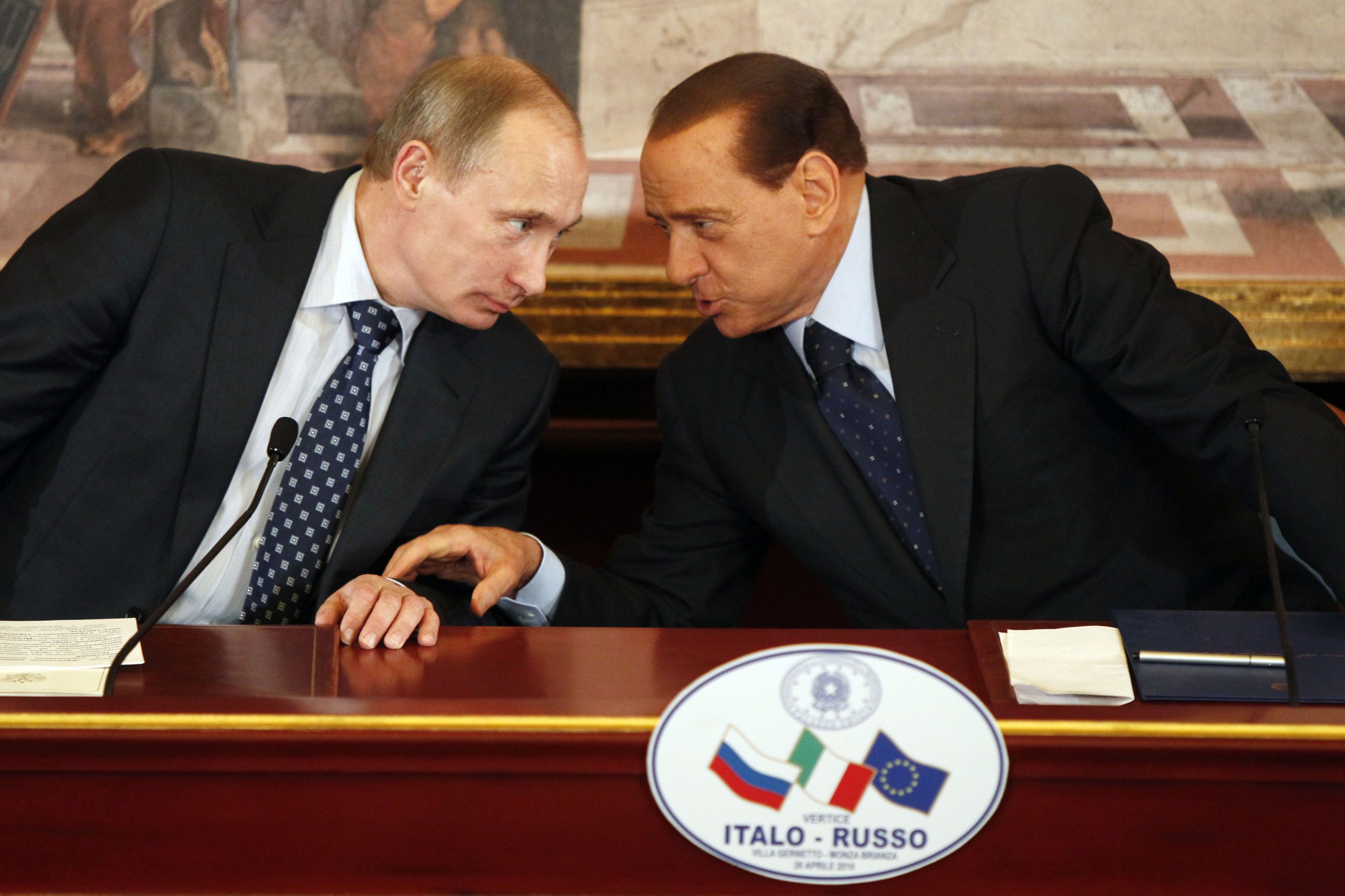 Silvio Berlusconi și Vladimir Putin