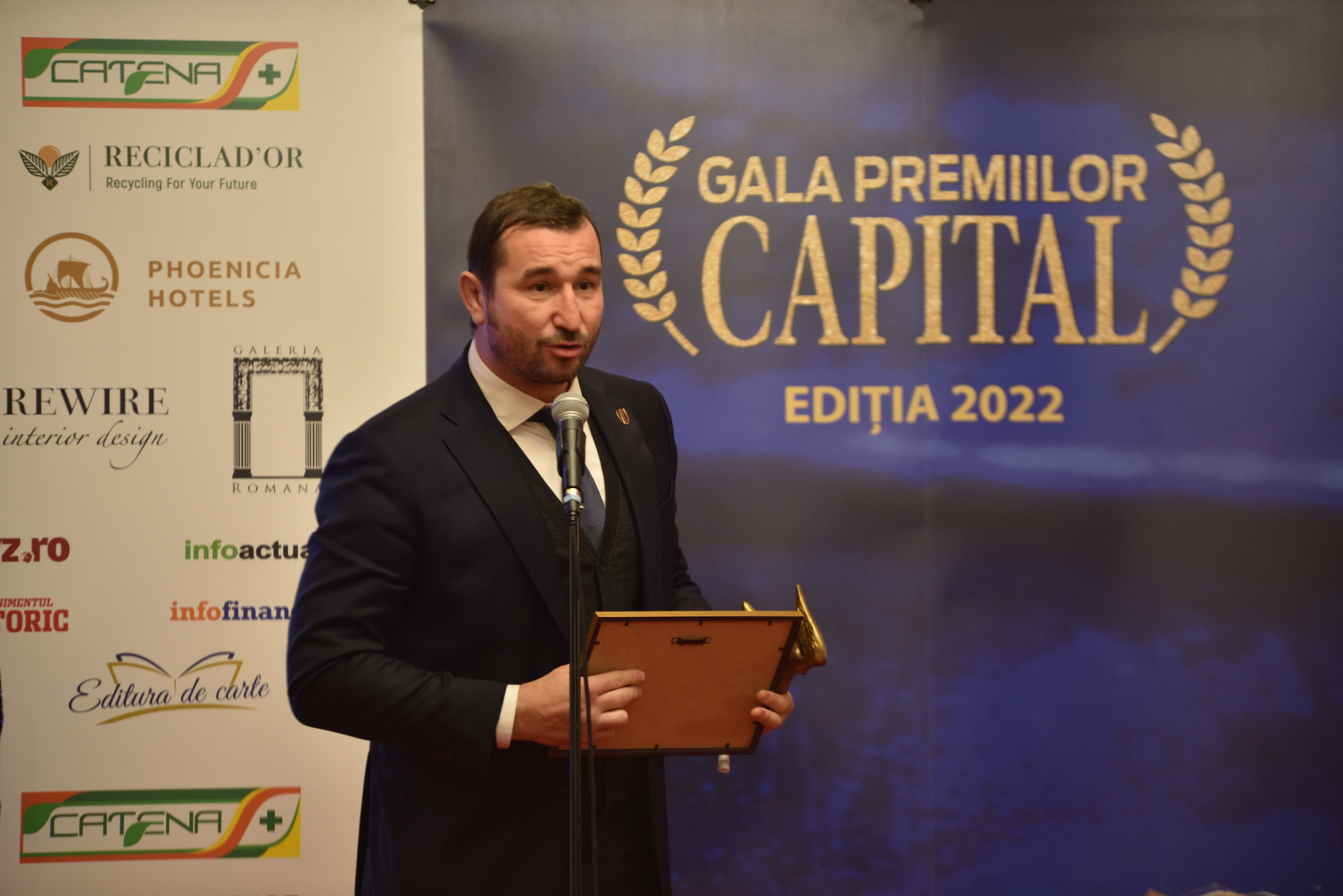 Alin Petrache, la gala premiilor Capital 30 de ani (sursă foto: Cristian Velea)