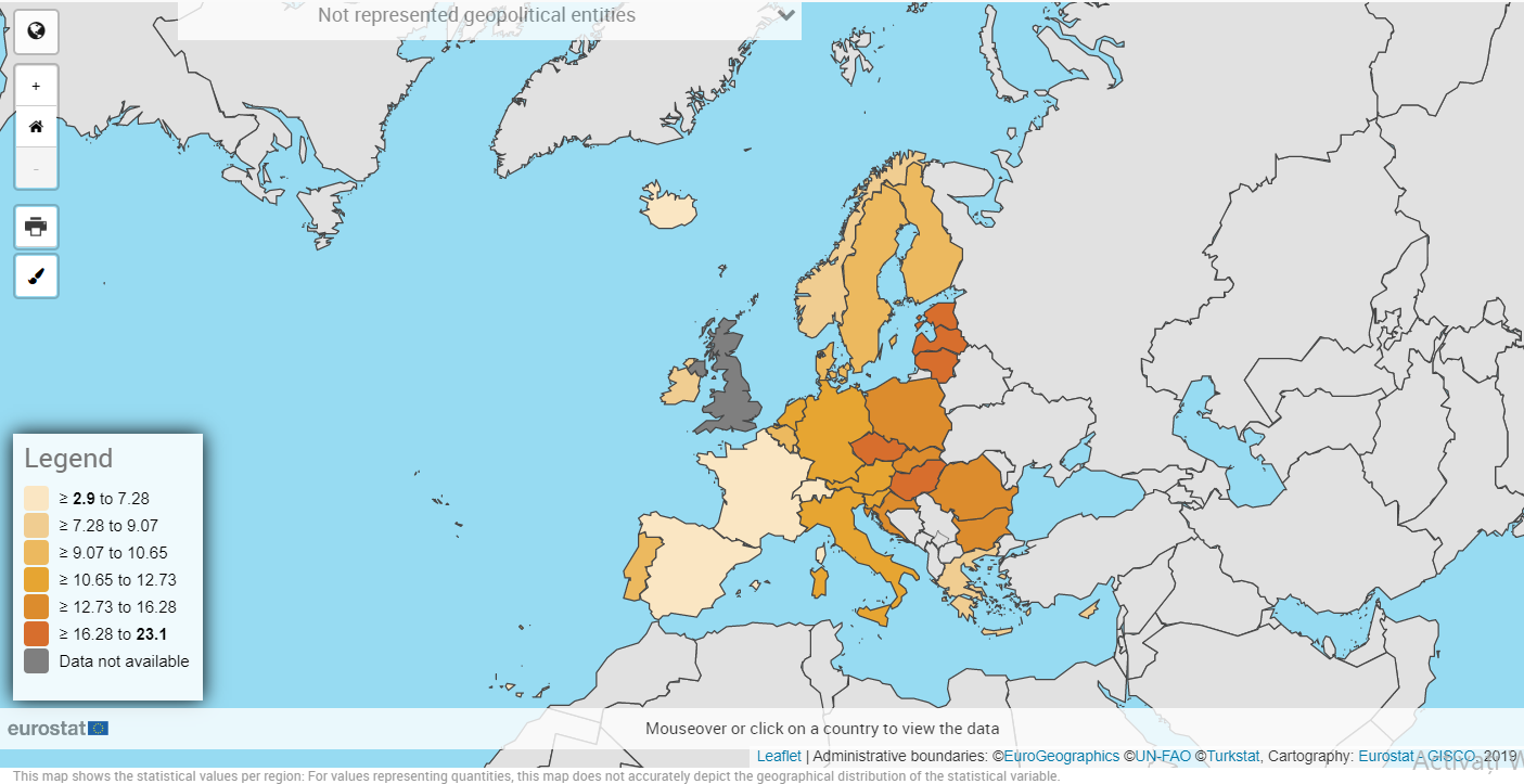 Sursă: Eurostat