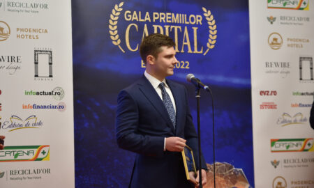 Vlad Alexandru, vicepreședinte al grupului Fildas Catena, la premiile Capital 30 de ani (sursă foto: Cristian Velea)