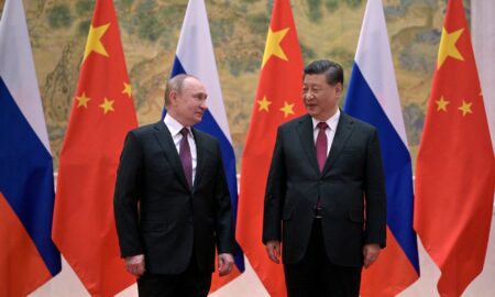 Președintele Chinei, Xi Jinping, și președintele Rusiei, Vladimir Putin