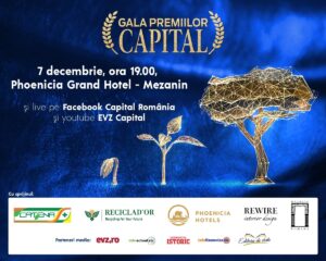 Revista Capital marchează 30 de ani de la prima apariție prin organizarea Galei Premiilor Capital