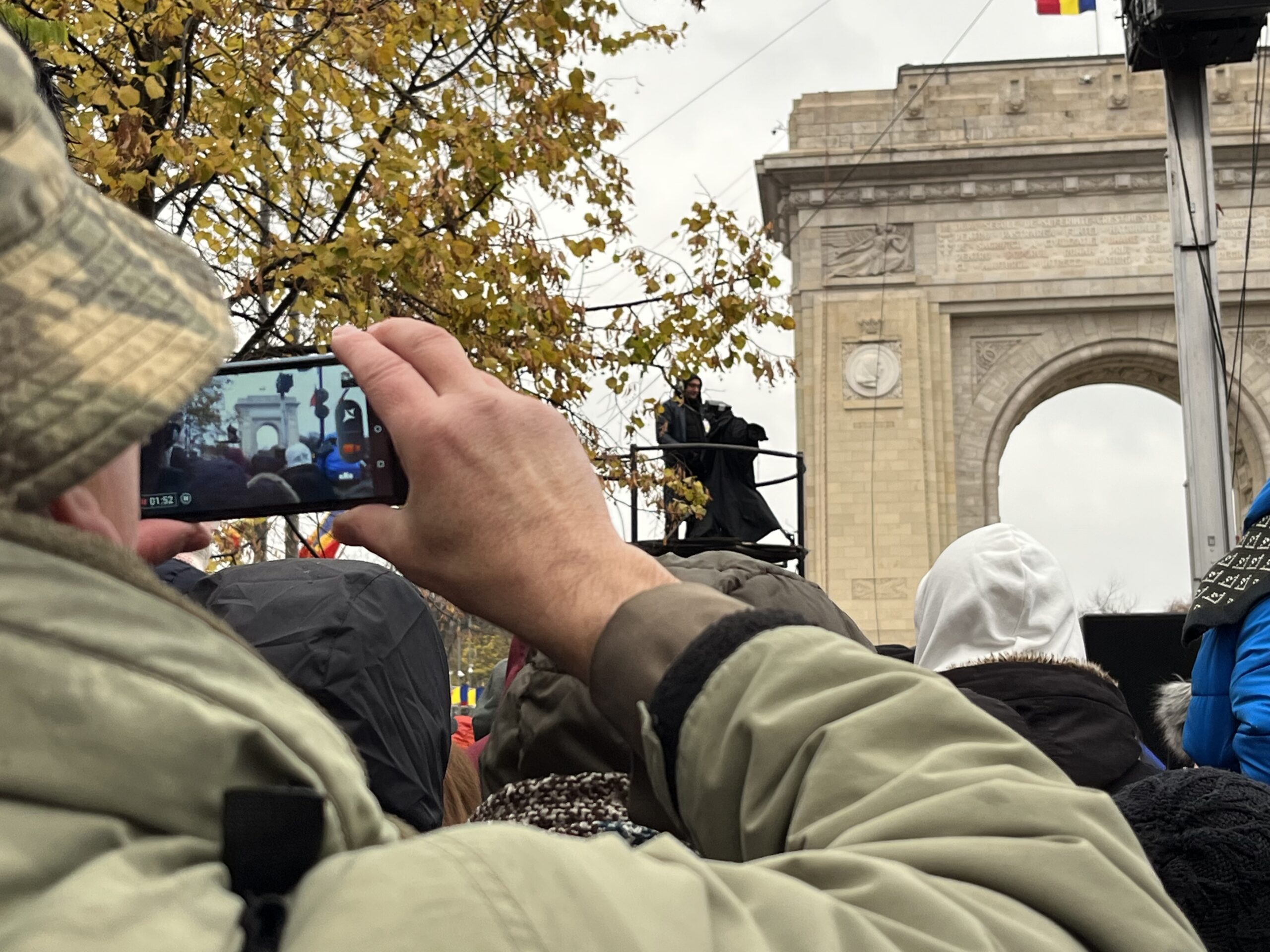 filmări patriotice (sursă foto: arhivă personală / Adrian Lambru)