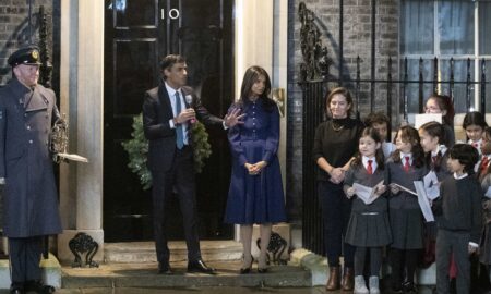 Sărbătorile, un miracol pentru refugiații din Ucraina! Zeci de familii se alătură la iluminatul de Crăciun de pe Downing Street