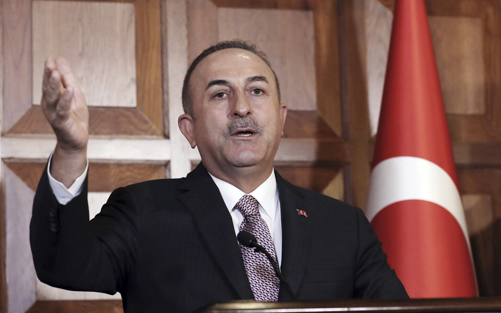 Ministrul de externe al Turciei, Mevlut Cavusoglu