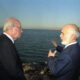 Premierul Itzak Rabin și Regele Hussein al Iordaniei