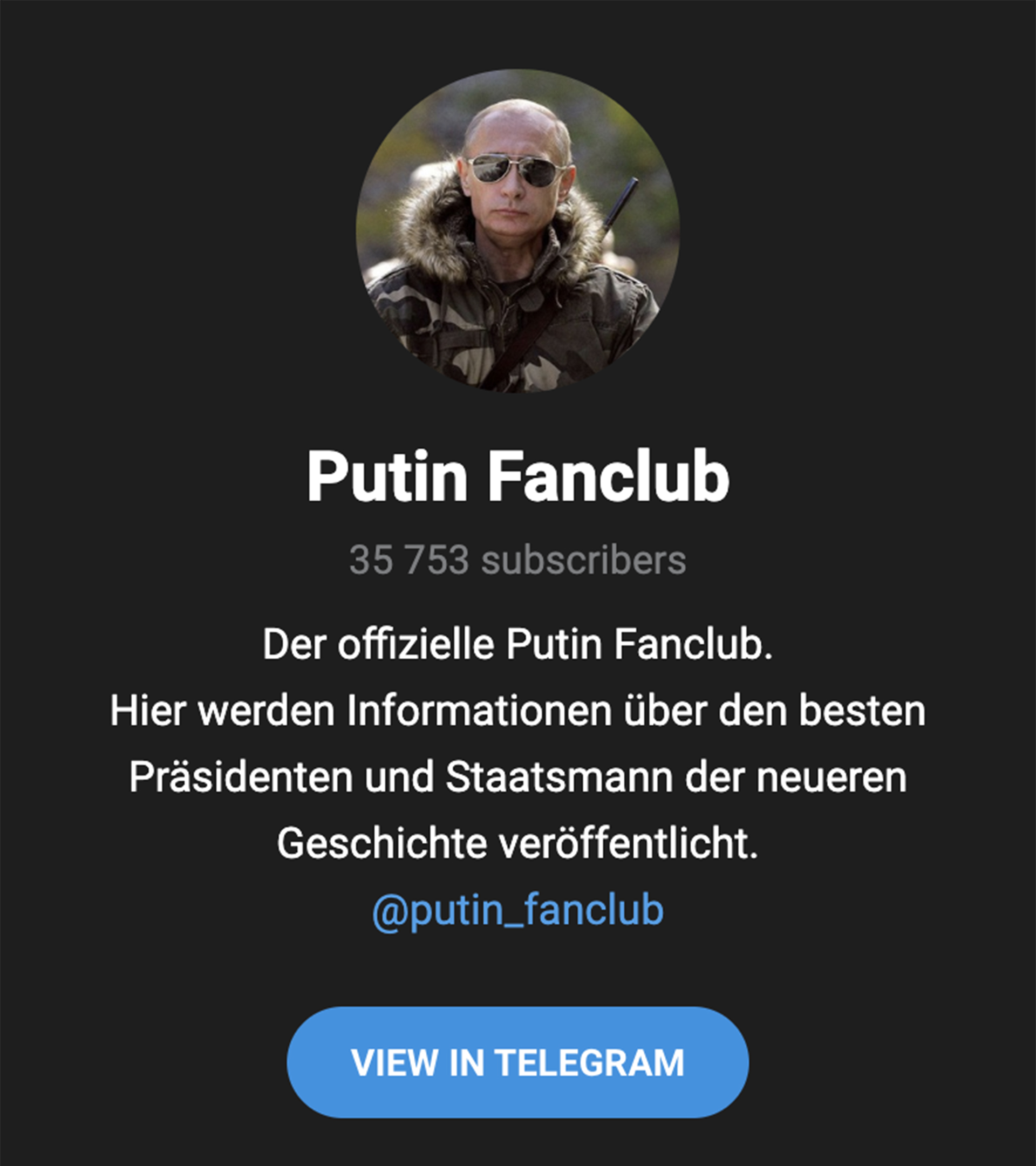 Fanclubul Putin