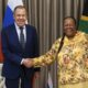 Ministrul rus de Externe, Serghei Lavrov, și ministrul pentru Relații Internaționale, Naledi Pandor