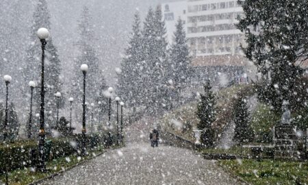 Ninge în România, iarnă, ninsoare