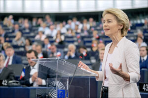 Președinta Comisiei Europene, Ursula von der Leyen