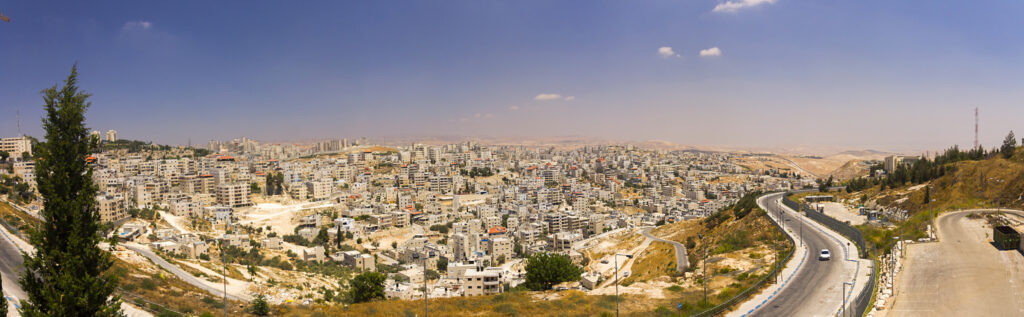 Israelul de Est, vedere din Palestina