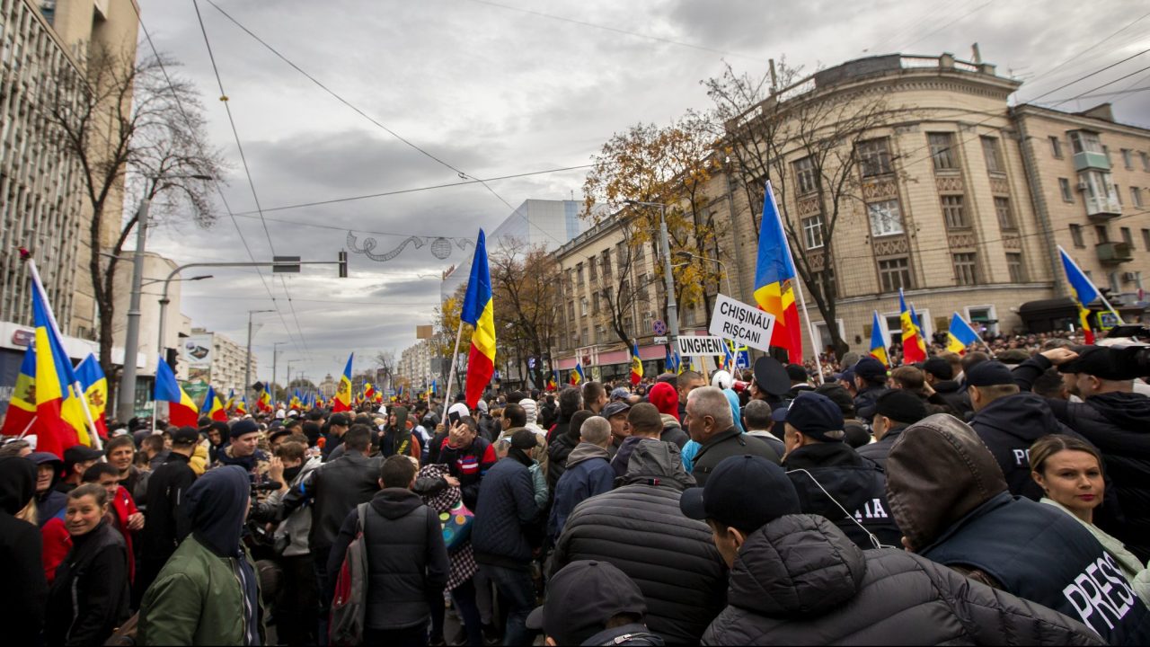 Proteste Chișinău, sursa foto aleph news