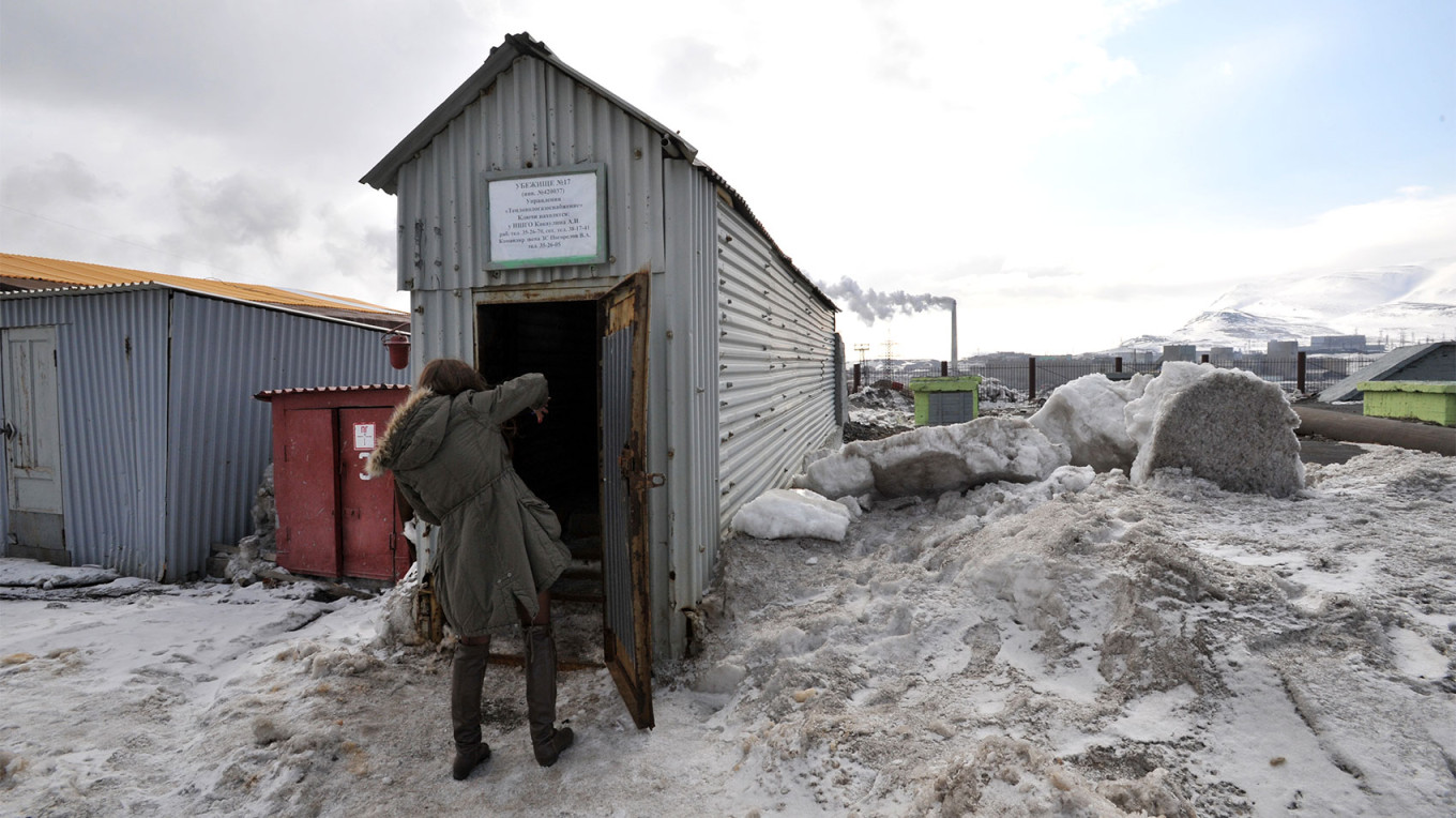 Un adăpost antiatomic din orașul siberian Norilsk. sursă foto: themoscowtimes.com