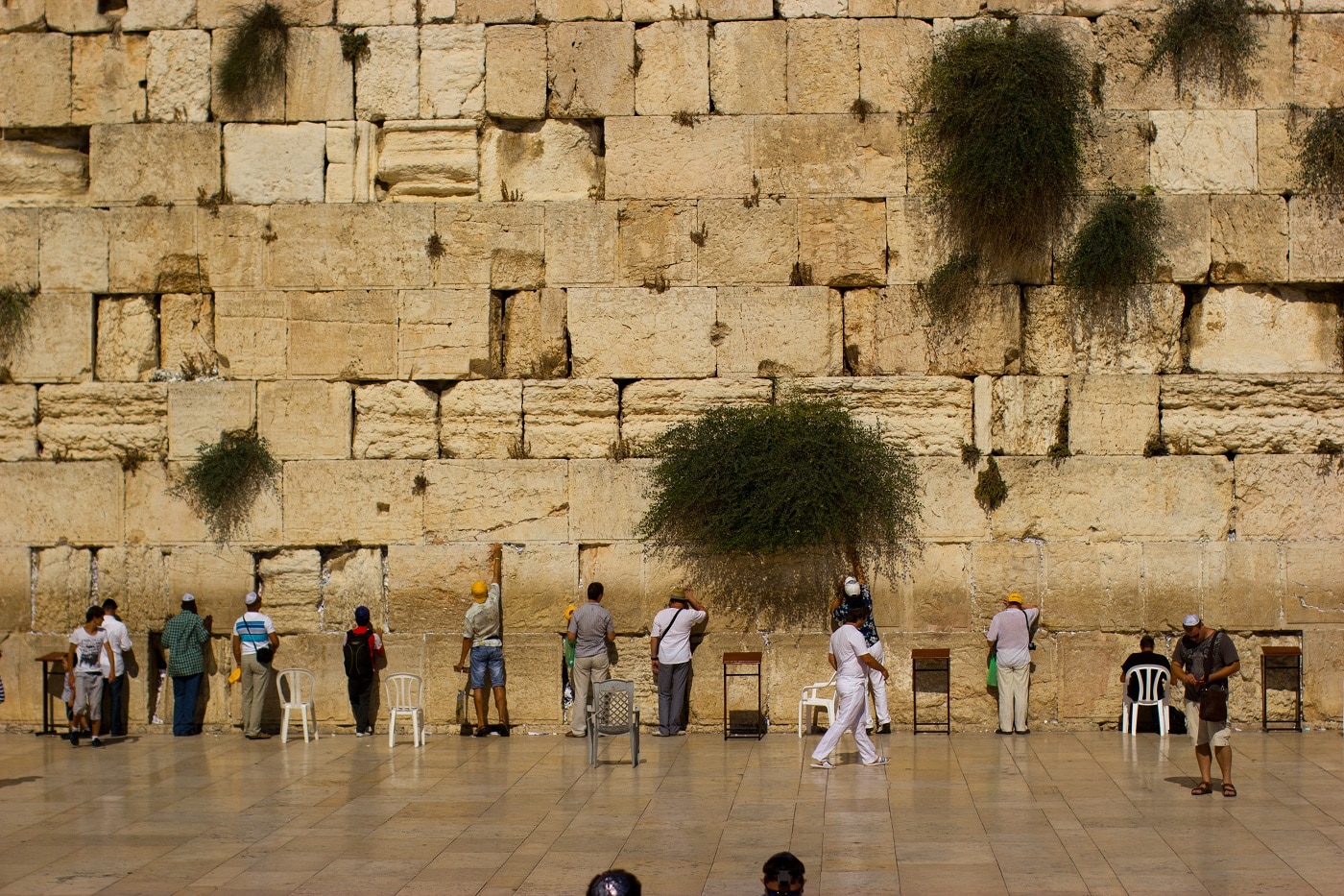 Zidul „Plângerii” din Ierusalim (Israel)