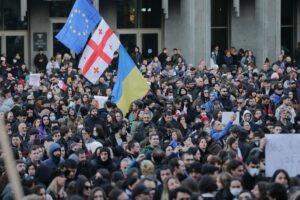 Proteste în Georgia împotriva Legii agenților străini