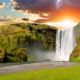 Cascada Skogafoss din Islanda, Sursa foto: dreamstime.com