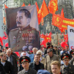 protest in rusia pentru stalin. sursa dreamstime