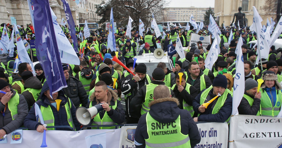 Proteste politisti Bucuresti Sursa: Digi24