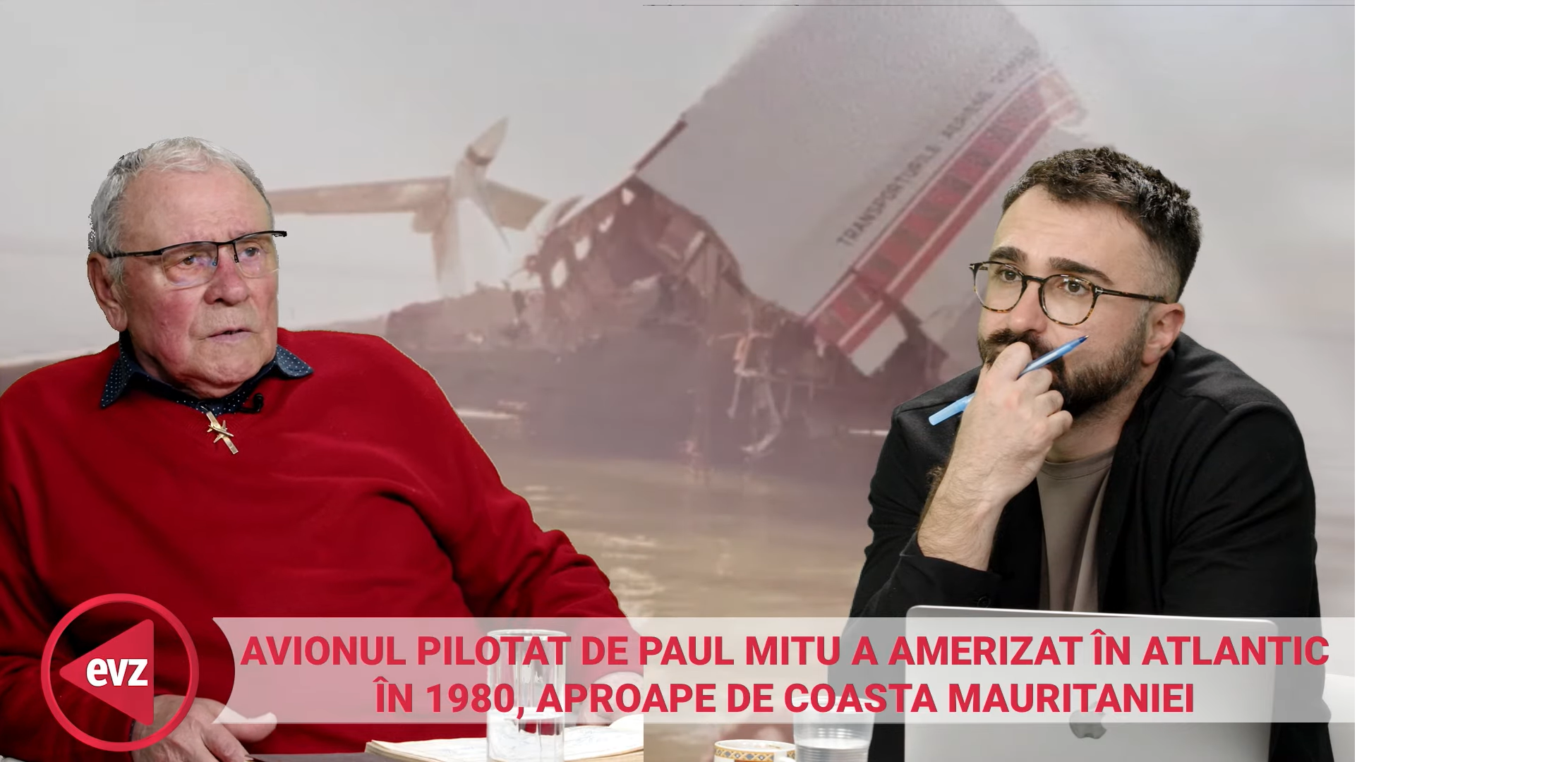 Exclusiv! Pilotul român care a aterizat de urgență în Oceanul Atlantic, la podcastul Hai România: „Am înotat până la plajă”