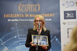 Jagoda Gwardys-Zientara, COO Carrefour România la Gala Capital Excelență în Management sursa foto: Christian Blancko