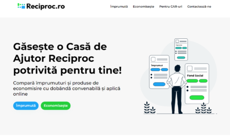 O platforma nouă în România. Caselor de Ajutor Reciproc disponibile online