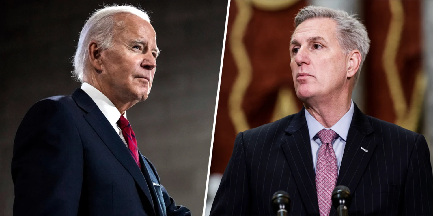 Biden și McCarthy Sursă foto NBC News