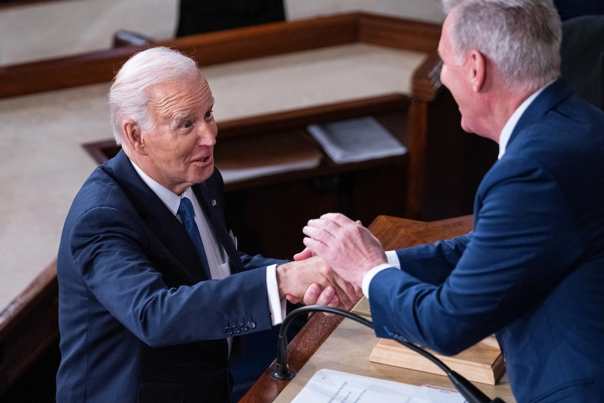 Biden și McCarthy Sursă foto Roll Call