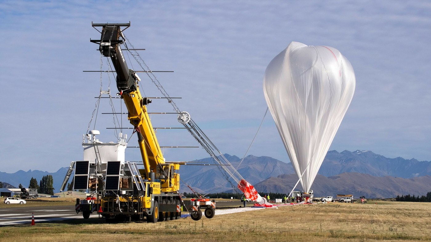 balon cu super-presiune NASA Noua Zeelandă Sursă Foto NPR