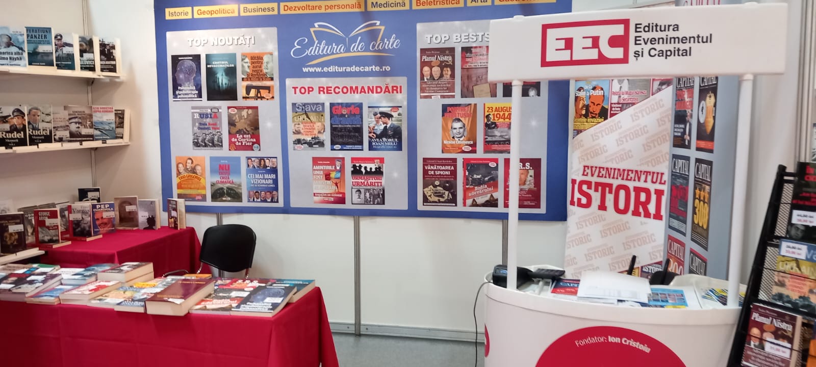 stand Editura Evenimentul Zilei și Capital la Bookfest 2023