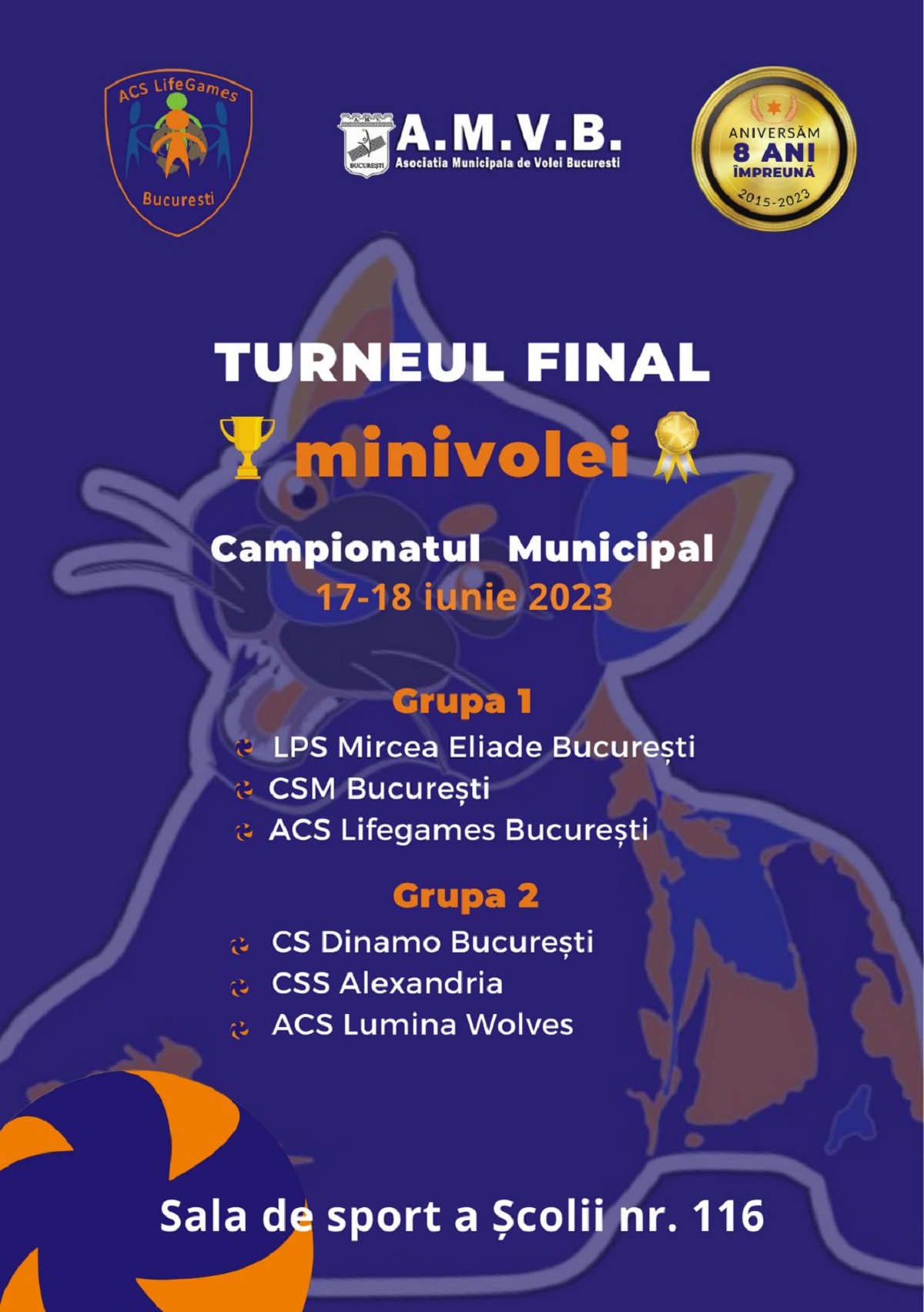 Un weekend sportiv! Are loc Campionatul de Volei în București!