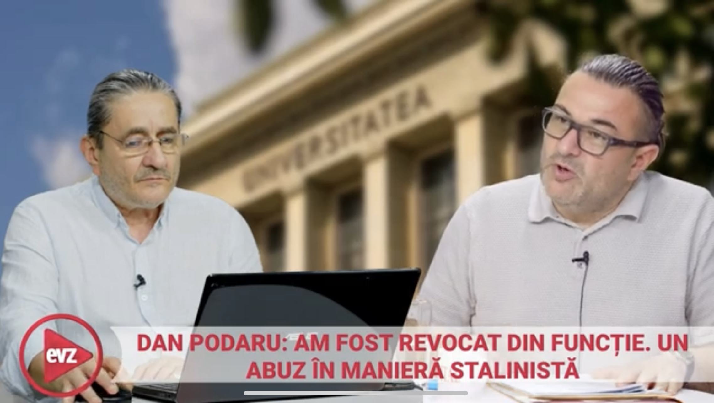 Mirel Curea și Dan Podaru, Sursa foto Captura ecran Podcast Hai România