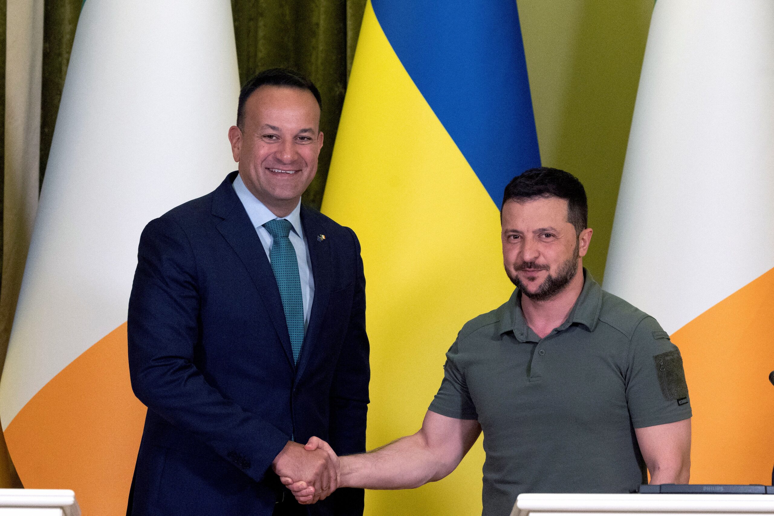 leo varadkar și zelenski Sursă foto The Independent