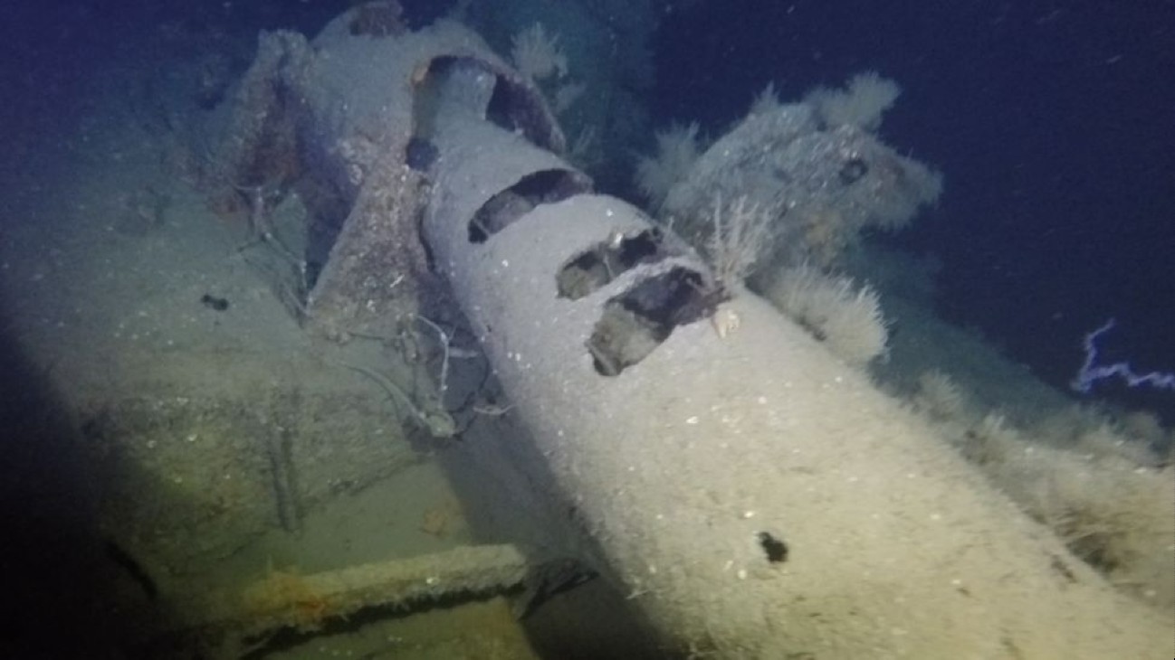 submarin german scufundat Sursă foto BBC