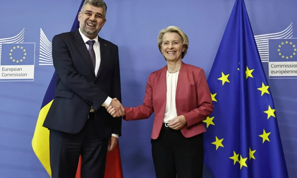 Marcel Ciolacu la Bruxelles: Negocieri cruciale pentru viitorul României cu Ursula von der Leyen