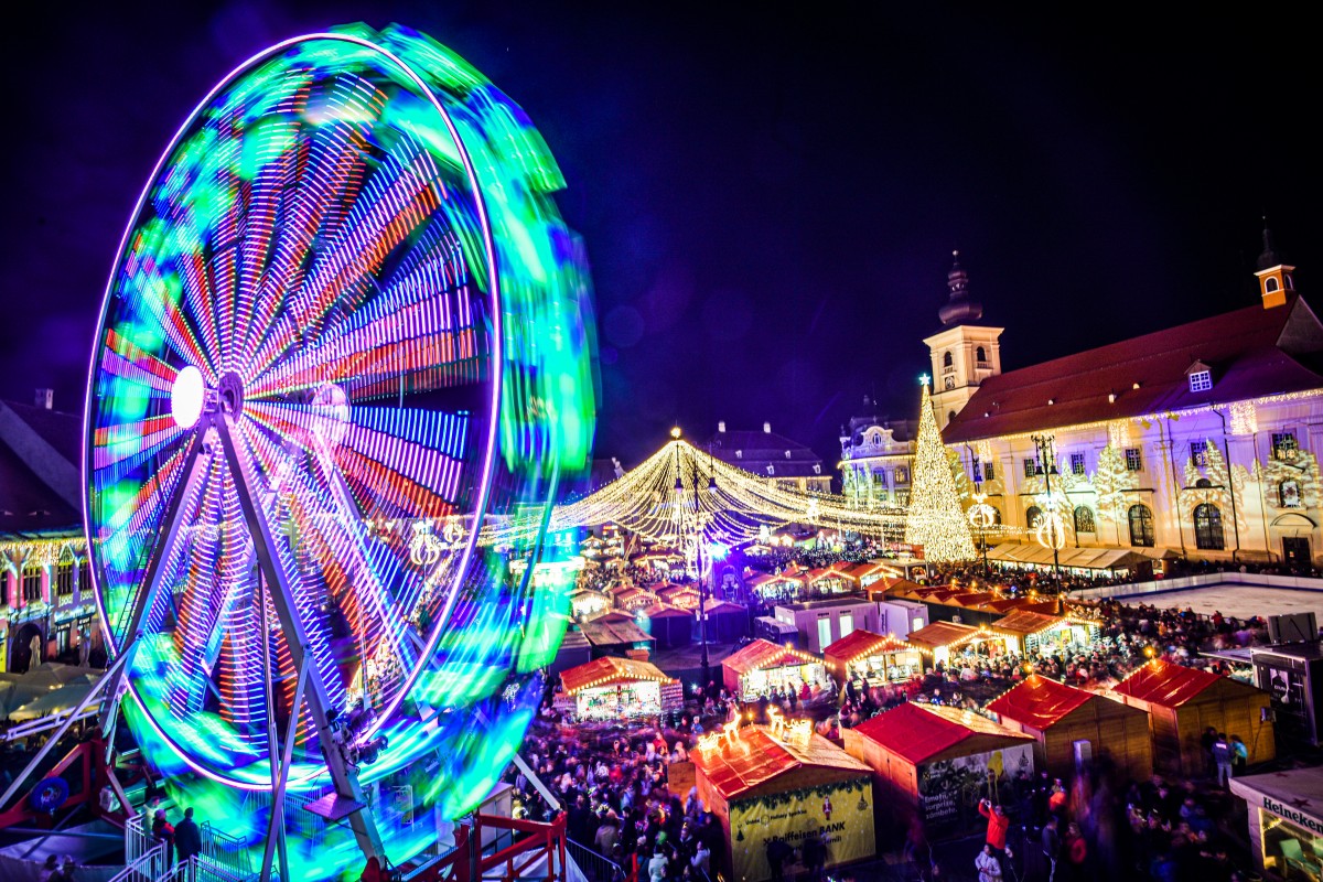 Târg Crăciun Sibiu (sursă foto: Turnul Sfatului)