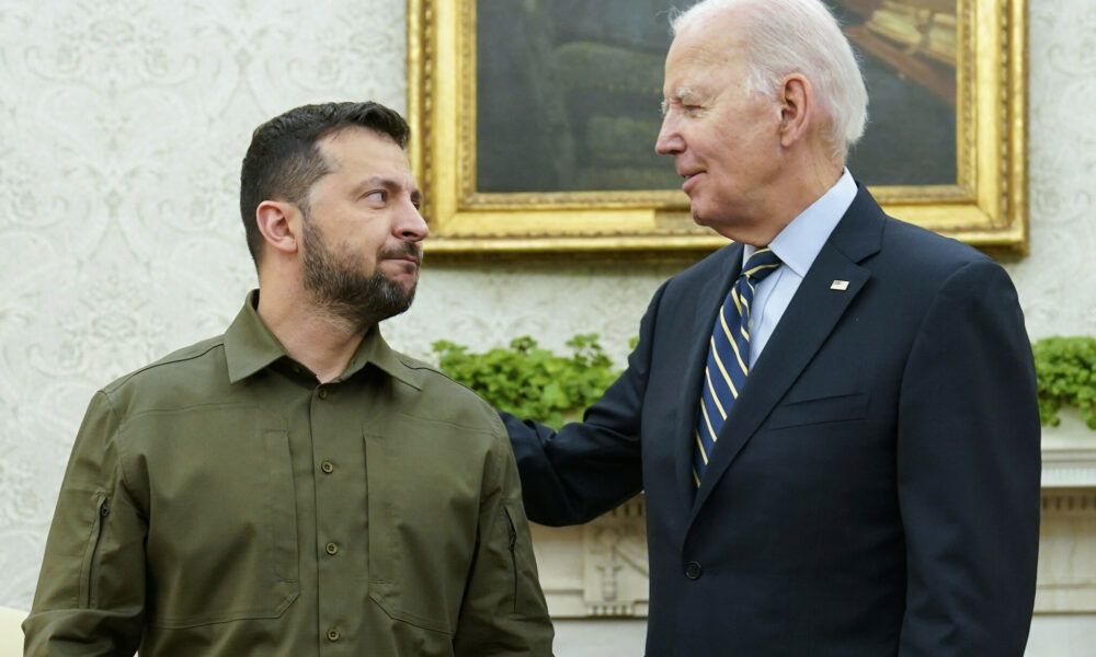 Zelenski și Biden sursă foto: The Times of Israel