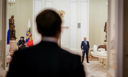 macron putin (sursă foto: G4Media)