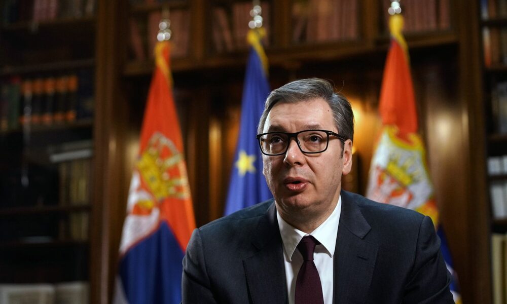 Aleksandar Vučić, președintele din Serbia (sursă foto: CNN)