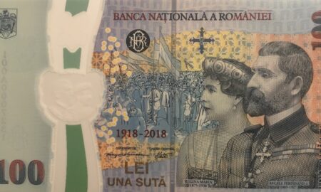 bancnotă 100 de lei centenar (sursă foto: numismatic)