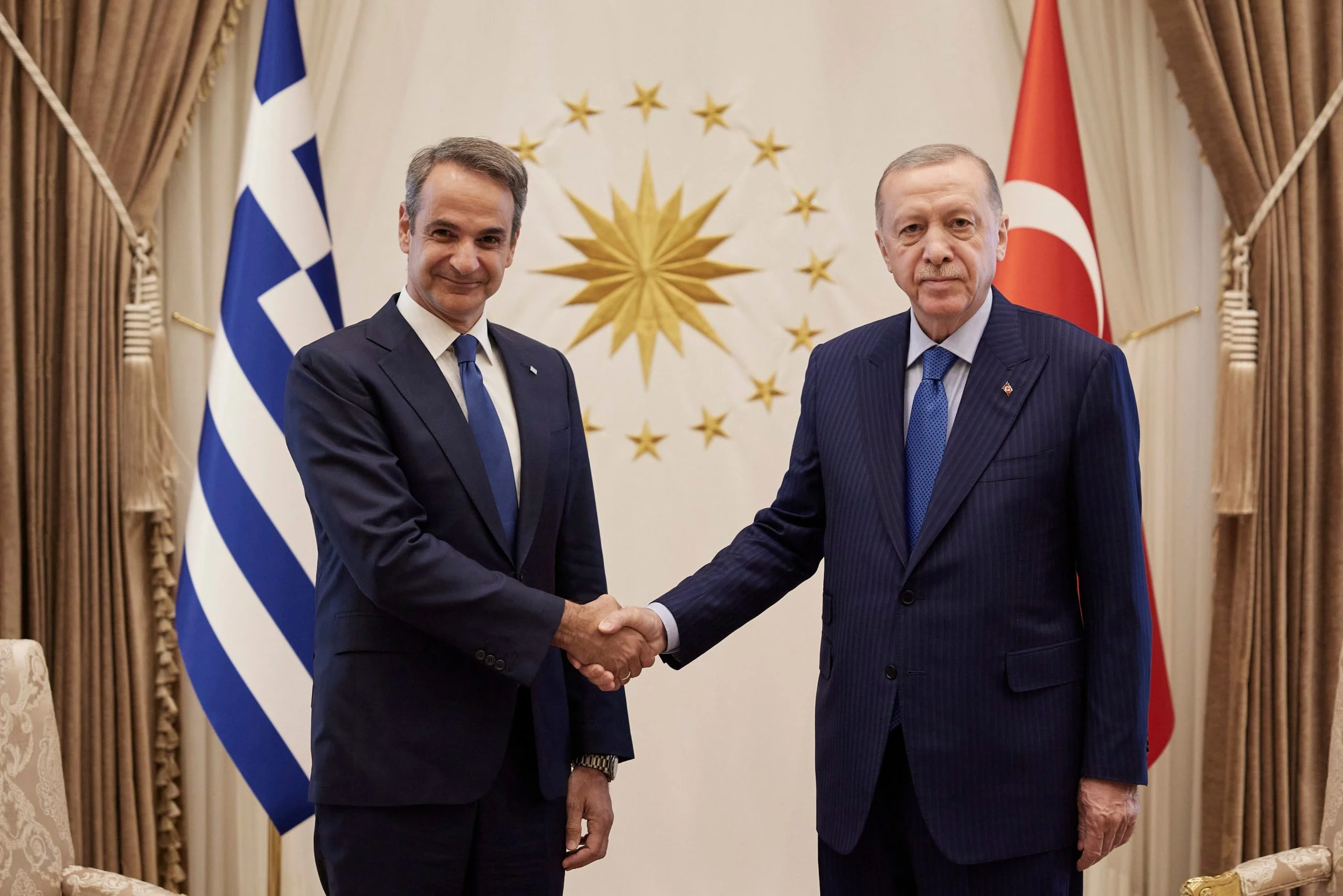 erdogan Mitsotakis (sursă foto: Greek Reporter)