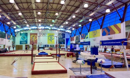 Sala de sport de la Izvorani, județul Ilfov, unde se antrenează tinerele sportive pentru Jocurile Olimpice de la Paris din iulie 2024 (sursă foto: Infofinanciar)